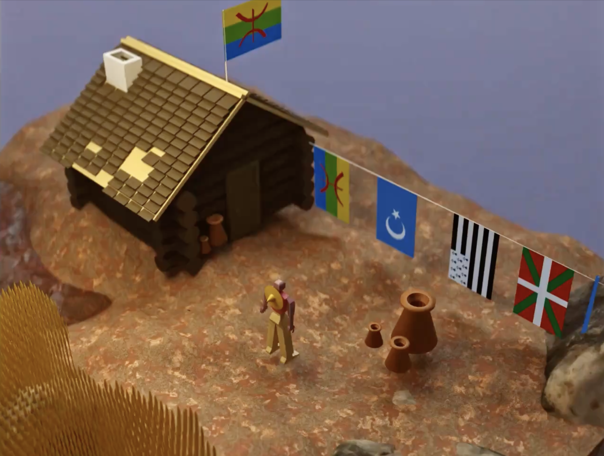 Animation 3D Maison Clou